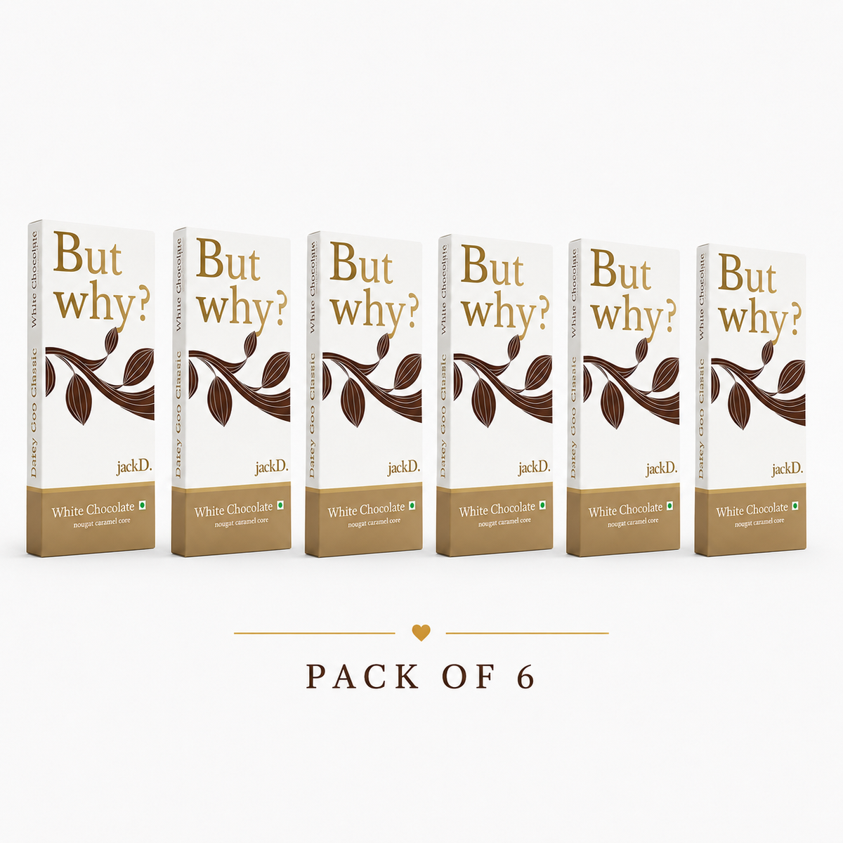 Datey Goo Classic White Chocolate - Pack of 6