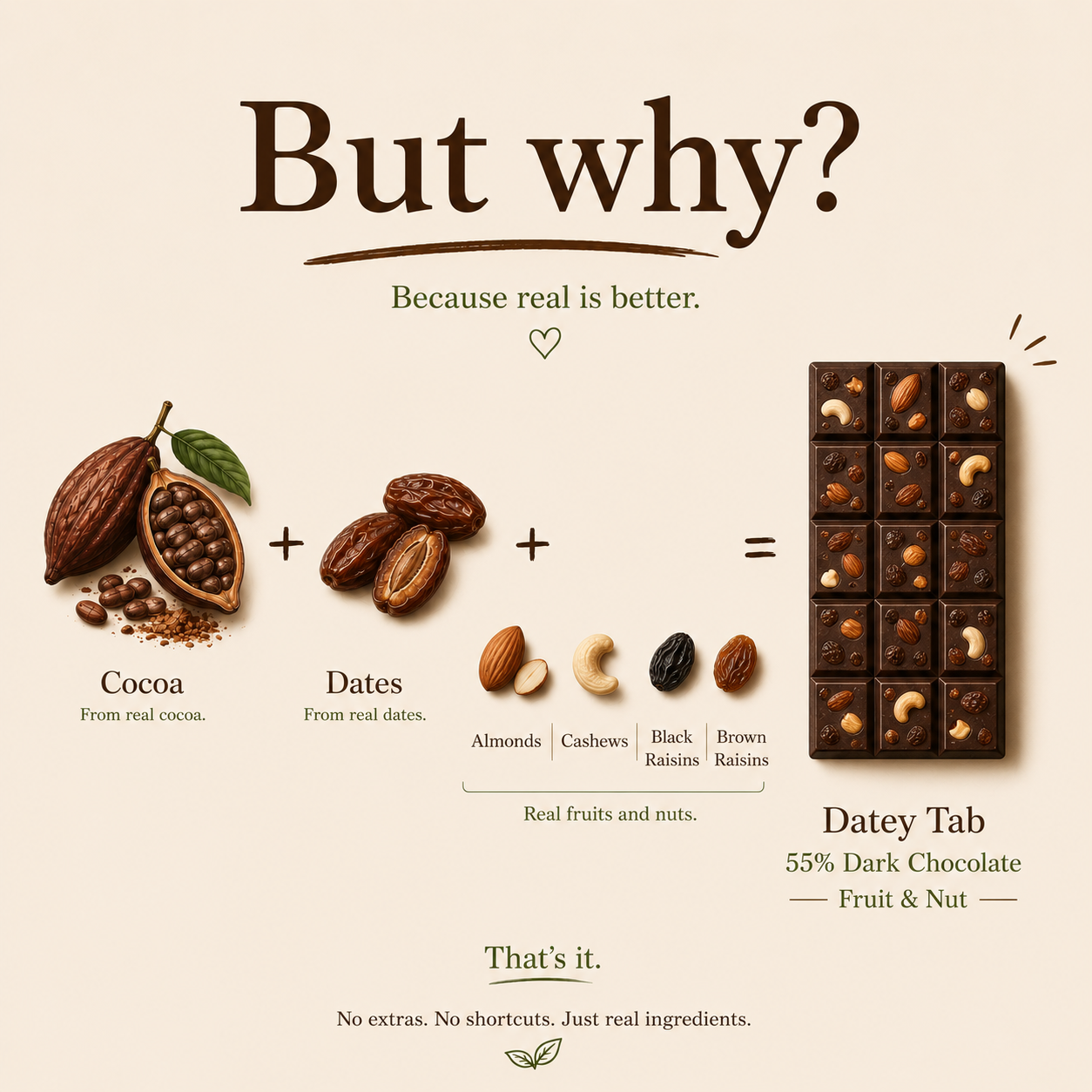 Datey Tab Fruit & Nut Assorted – Pack of 3