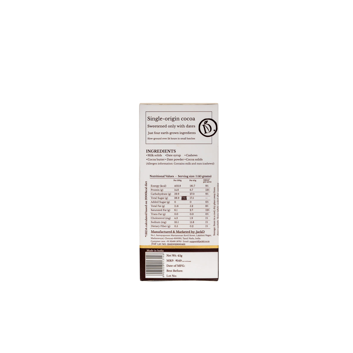 Datey Goo Classic Milk Chocolate - Pack of 6
