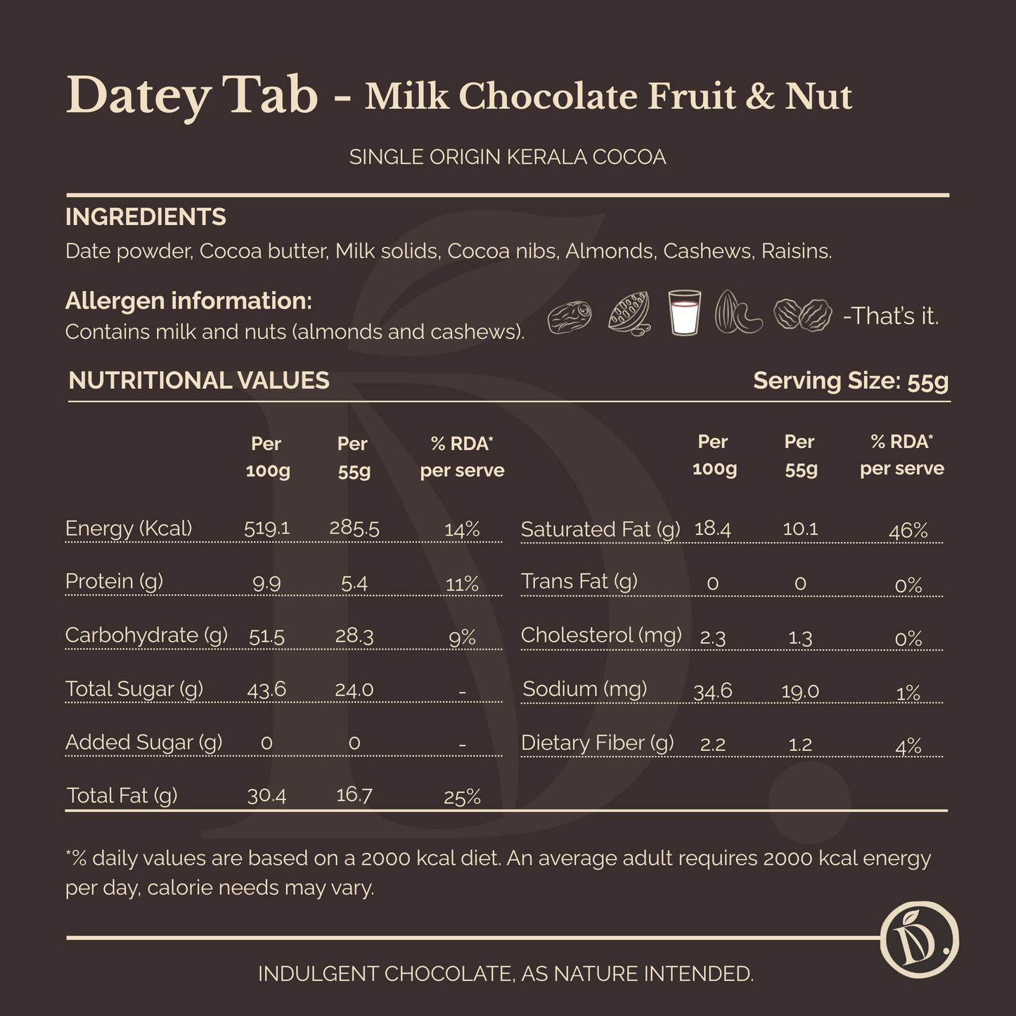 Datey Tab Fruit & Nut Assorted – Pack of 3